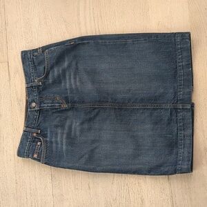 Vintage J. Crew Denim Pencil Skirt size 29